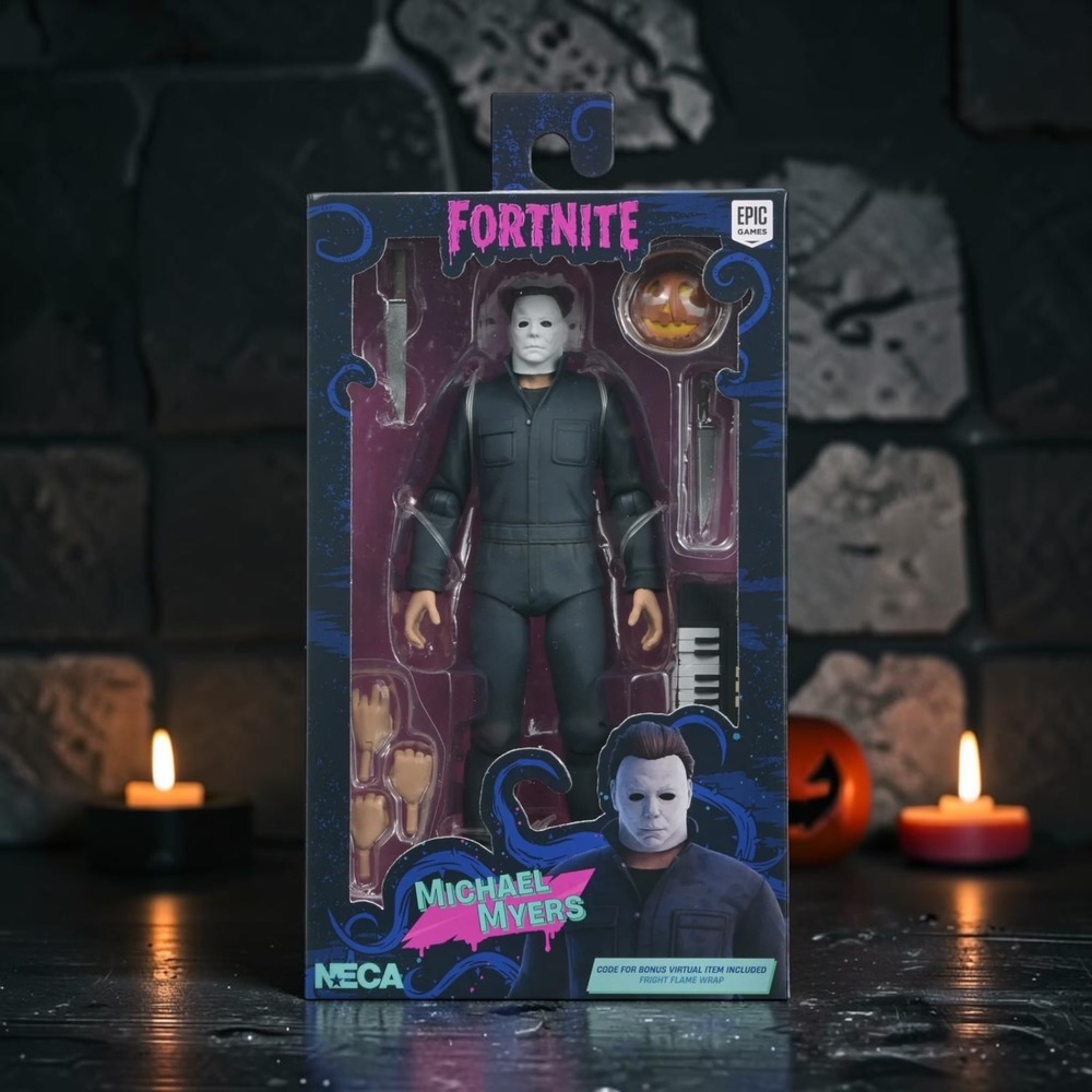 NECA Fortnite Michael Myers Action Figure Fortnitemares Halloween 7in IN HAND